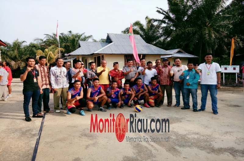 Desa Kualo Penaso Pinggir gelar turnamen semi open Volley Ball cup I