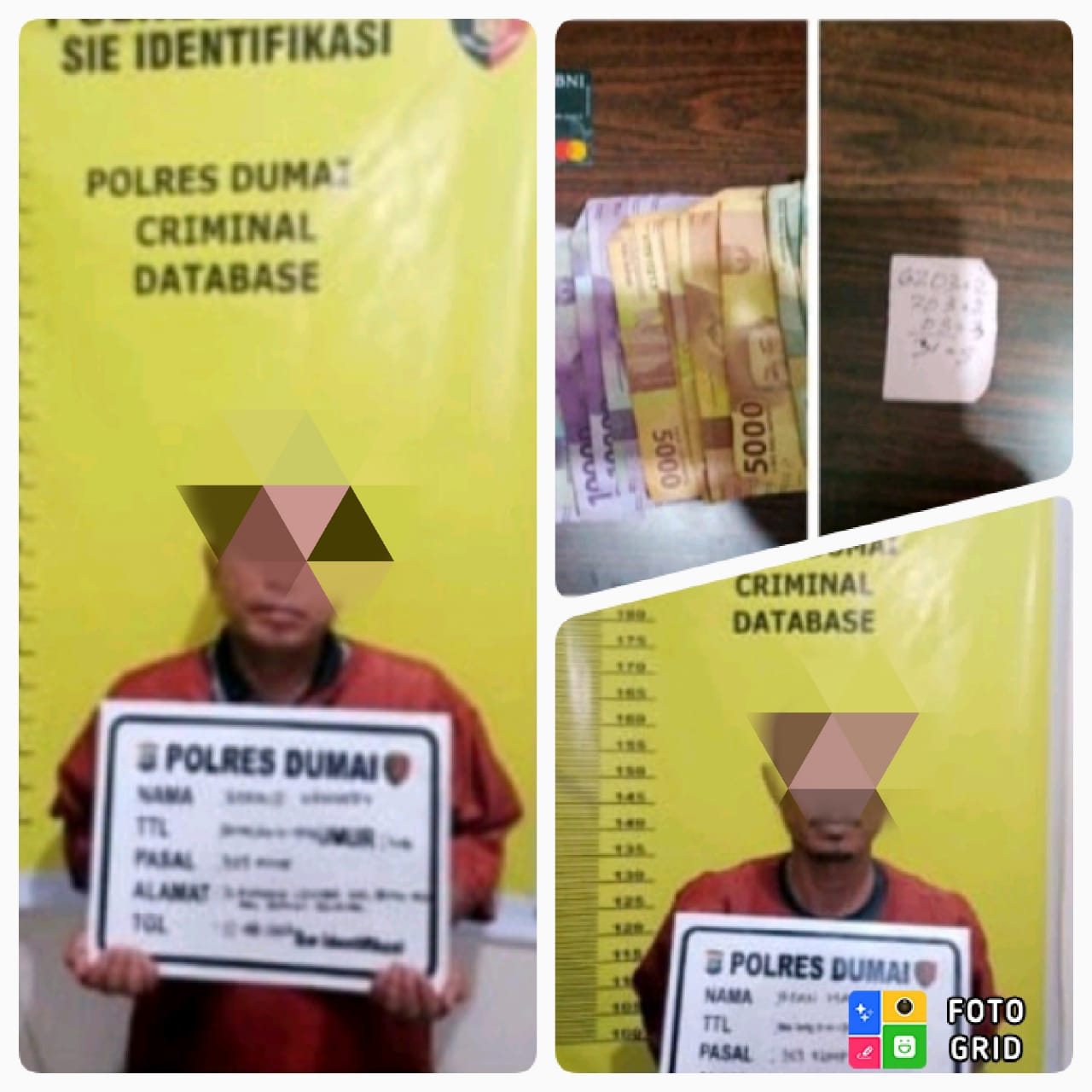 Dua Pria Hampir Separuh Abad Diamankan Tim Opsnal Polsek Dumai Timur