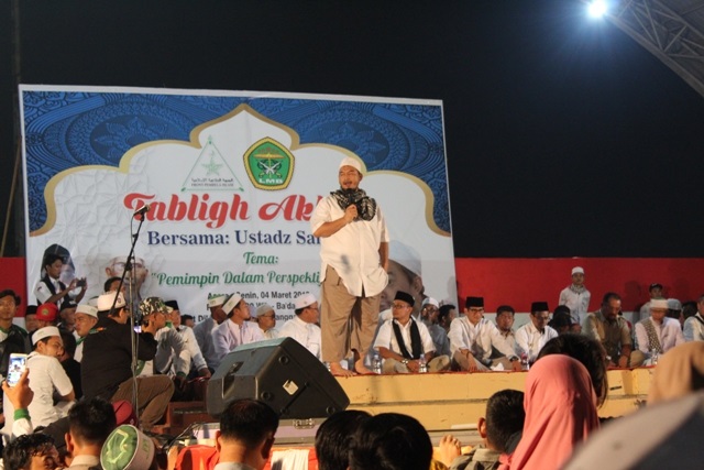 Bang Sandi Hadiri Tabligh Akbar di Bukit Gelanggang Dumai