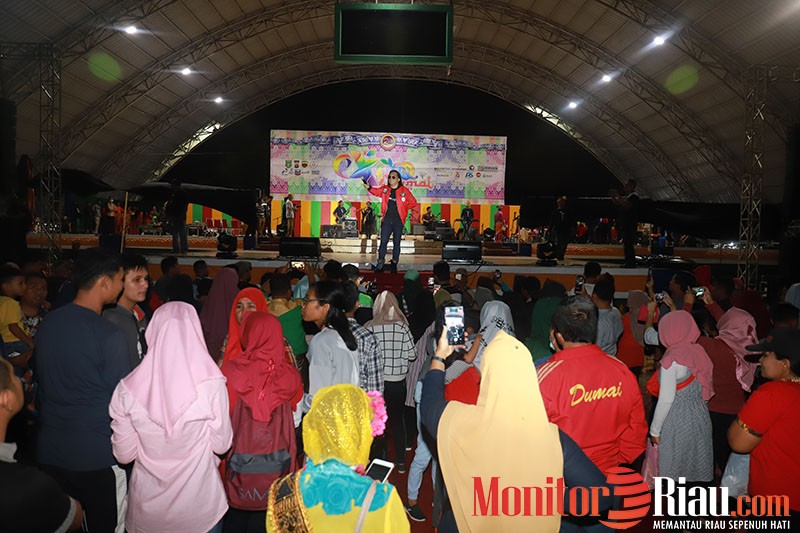Zack Masa Hibur Pengunjung Dumai Expo 2019