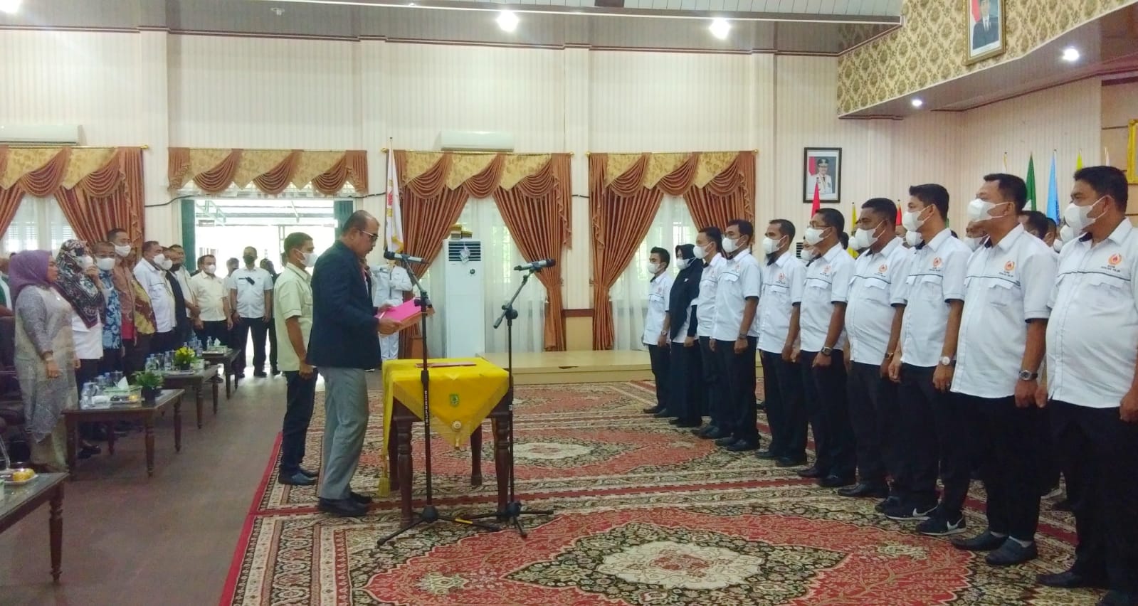 Pengurus KONI Rokan Hilir Masa Bakti 2021-2025 Resmi Dikukuhkan