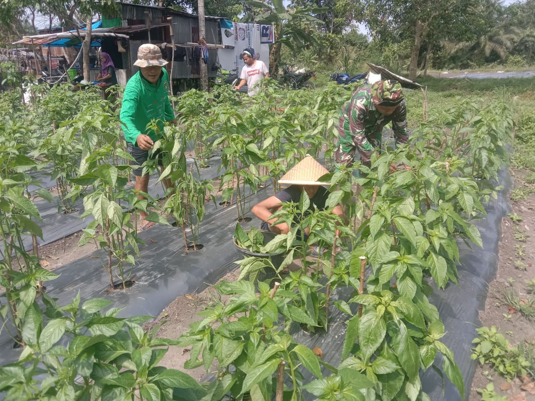 Sertu Sutiono Laksanakan Pendampingan Karya Nyata
