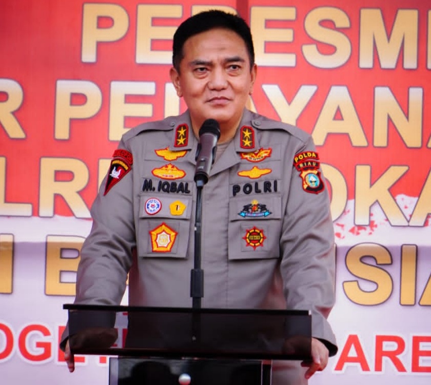 Kapolda Riau Resmikan Kantor Pelayanan Terpadu Polres Rohil