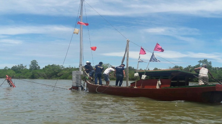 Angkut 500 Ton Bibit Sawit, KLM Hati Mulia Abadi Tenggelam di Selat Rengit