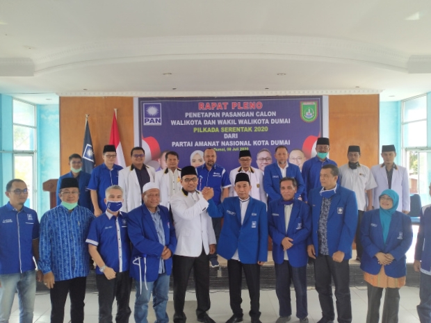 PAN Kota Dumai Gelar Rapat Pleno Penetapan Calon Walikota dan Wakil Walikota