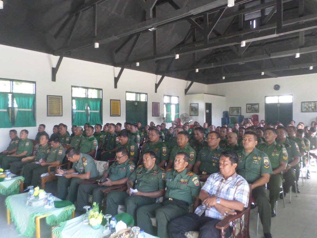 Kodim 0314 Inhil Sosialisasikan Netralitas TNI pada Pemilu dan Pilkada