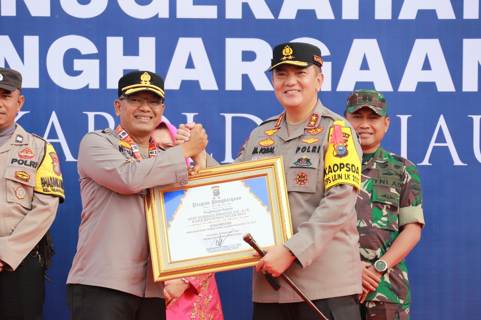 Berprestasi, Kapolda Riau Beri Pengarahan pada Kapolres Dumai
