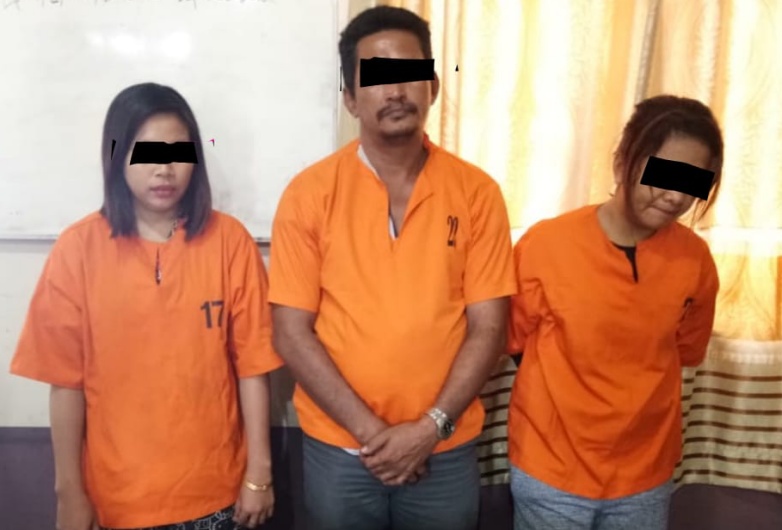 2 Wanita Cantik dan Seorang Pria Diciduk Polisi