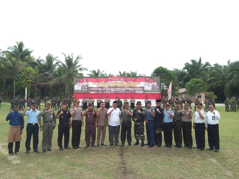Kasiren KOREM 031/WB Resmi Tutup TMMD ke-102 Tahun 2018, Kodim 0320/Dumai