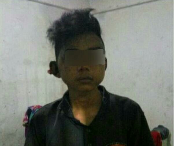 Pelaku Ranmor di Kempas Inhil Nyaris Dibakar Massa