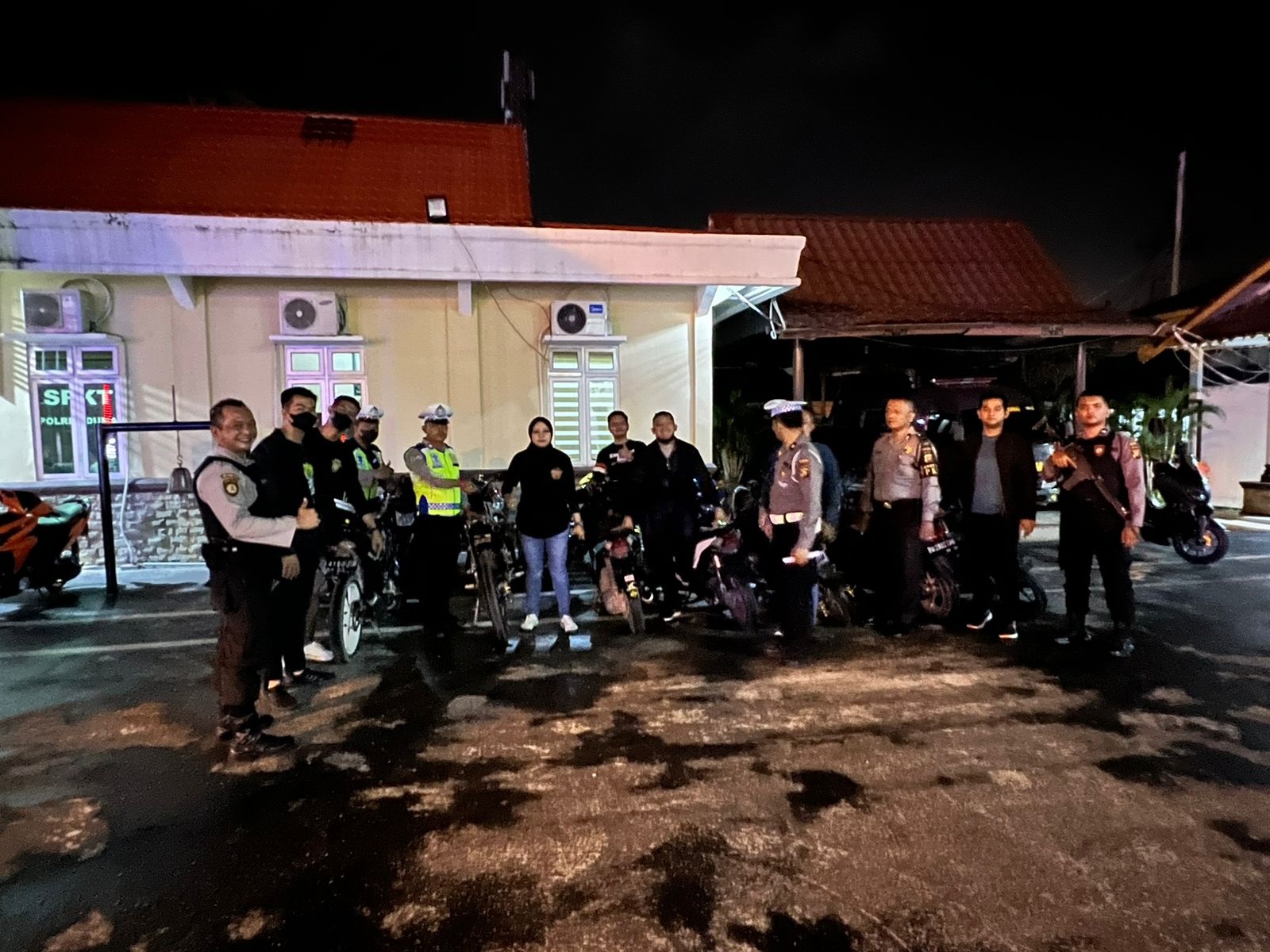 Tim Pekat Polres Dumai Amankan Puluhan Kendaraan Roda Dua