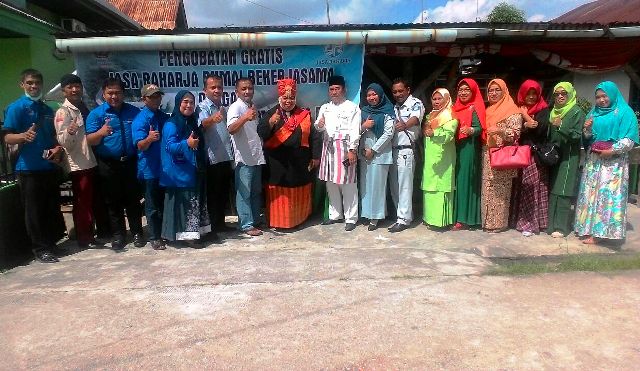 Pemuda Gonjong Limo dan Jasa Raharja Gelar Pengobatan Gratis