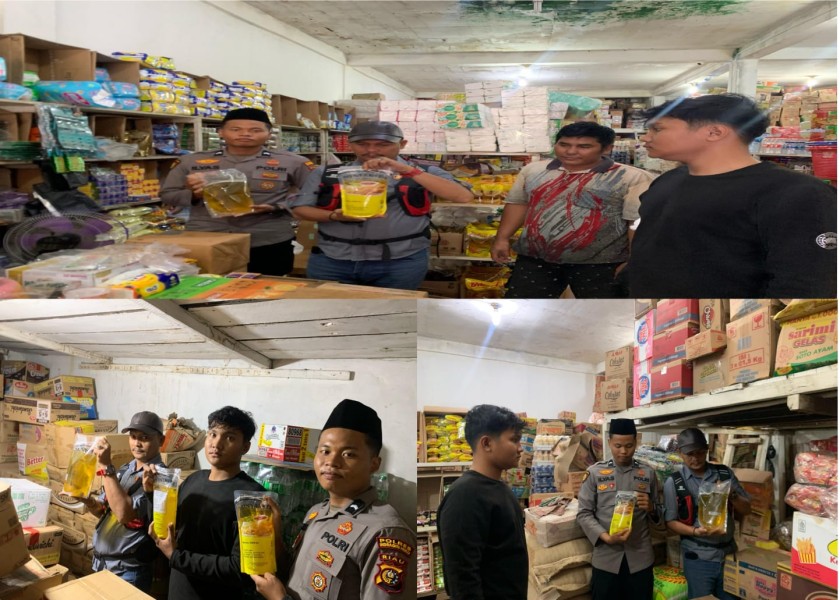 Jelang Idul Fitri 1446 Hijriah, Polsek Kelayang Cek Migor 