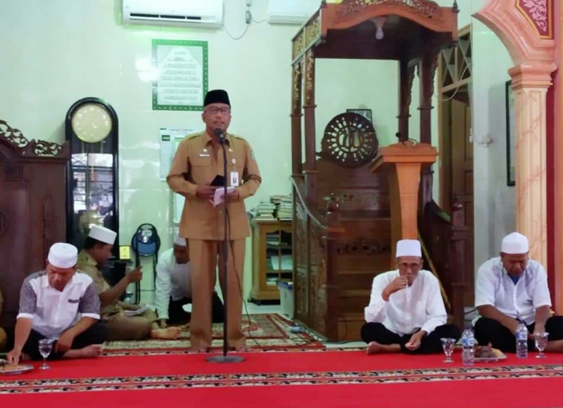 Pj Sekda Dumai lepas Jamaah Tarikat Naqsabandiyah Suluk ke Basilam Langkat