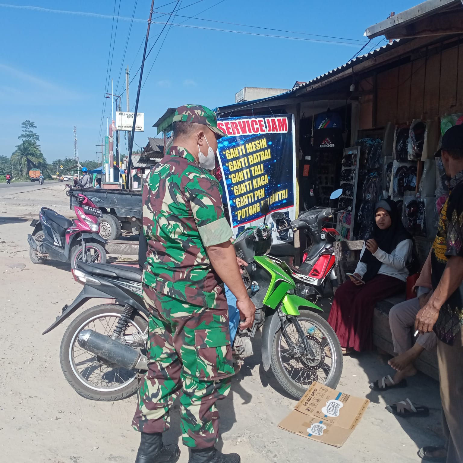 Pelda Joko Laksanakan Sosialisasi Serta Himbauan Cegah Covid-19