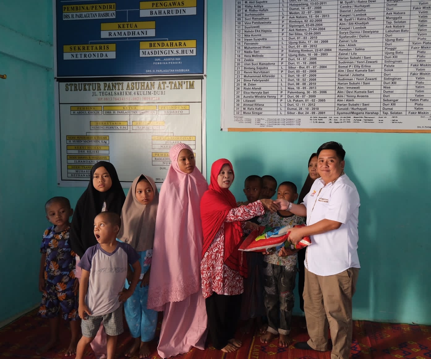 TIDAR PC Bengkalis Berbagi Shadaqah ke Panti Asuhan At-Tan'im