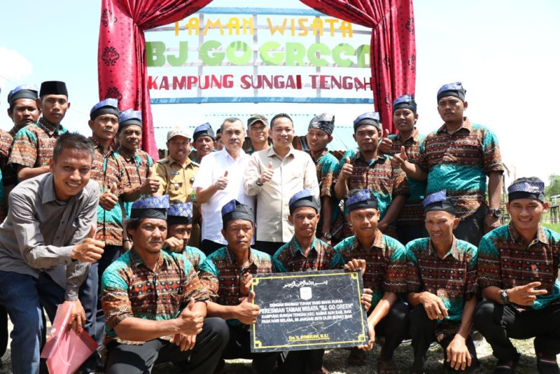 Ketua DPRD Siak Hadiri Peresmian Taman Wisata BJ GO GREEN