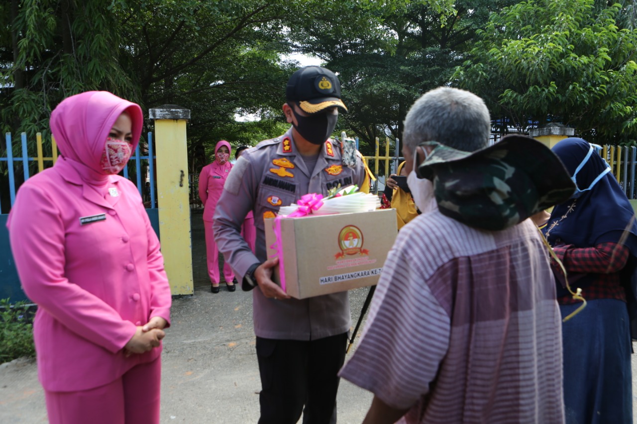 Bhakti Sosial Polres Dumai Dalam Rangka Hari Bhayangkara ke-74