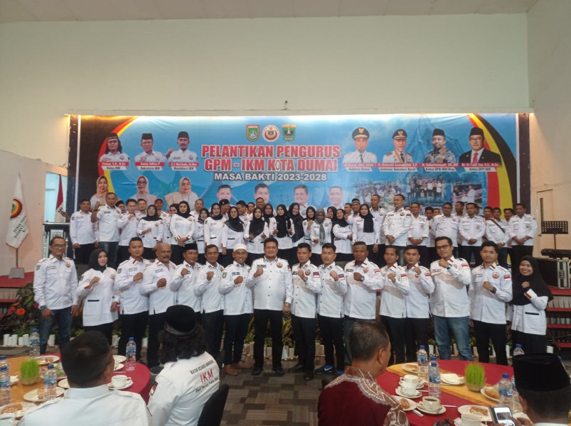 Resmi Dilantik, GPM-IKM Siap Berkontribusi untuk Dunsanak dan Membangun Dumai