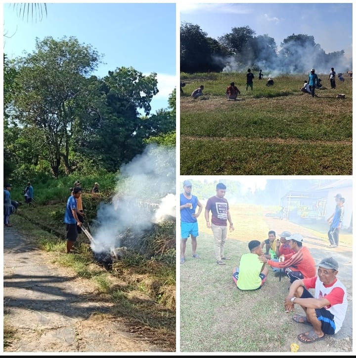 Kecamatan Bakung Serumpun Budayakan Gotong Royong