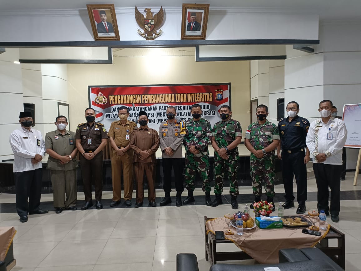 Letkol arh Hermansyah Tarigan SE Hadiri Kegiatan Pencanangan Zona Integritas