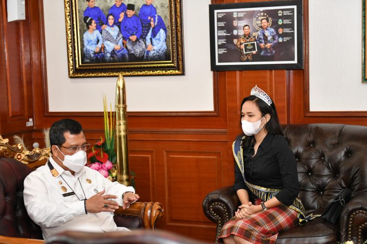 Sekdaprov Terima Kunjungan Putri Pariwisata Kepri