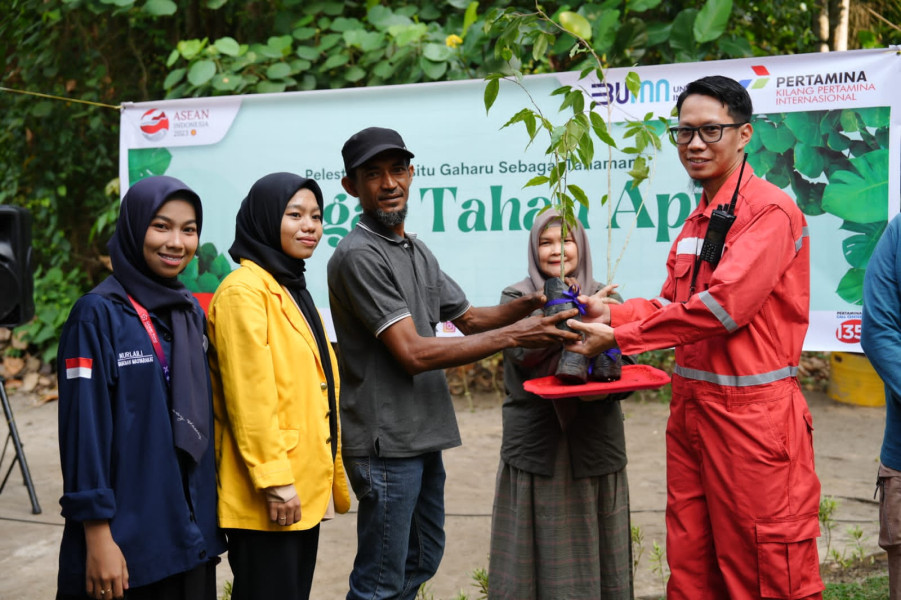 Antisipasi Karhutla dan Jaga Kelestarian Hutan, PT KPI Unit Dumai Gelar Penanaman Pohon Gaharu
