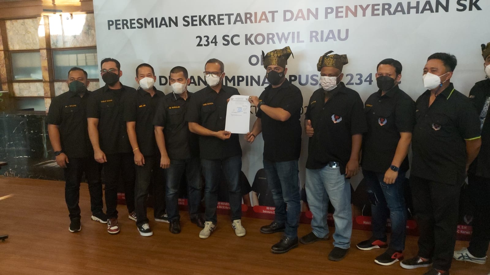 Peresmian Sekretariat dan SK 234 SC Korwil Riau