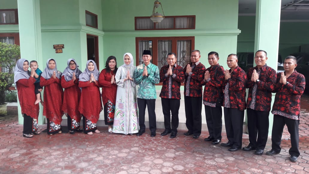 Dandim 0320/Dumai Bersama Prajurit dan Keluarga Silaturahmi Dengan Danrem 031/WB