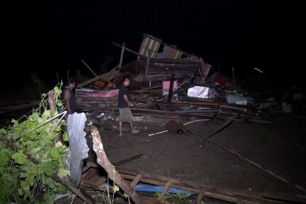 Diterjang Puting Beliung, Rumah Warga Rata Dengan Tanah
