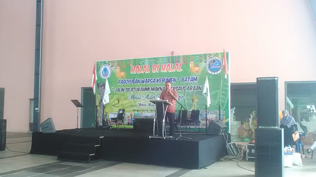 Paguyuban Warga Kebumen Batam Gelar Halal Bi Halal