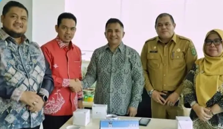 Pj Bupati Inhil Silaturrahmi dengan Staf Ahli Bidang Pembangunan Sektor Unggulan dan Infrastruktur Bappenas RI