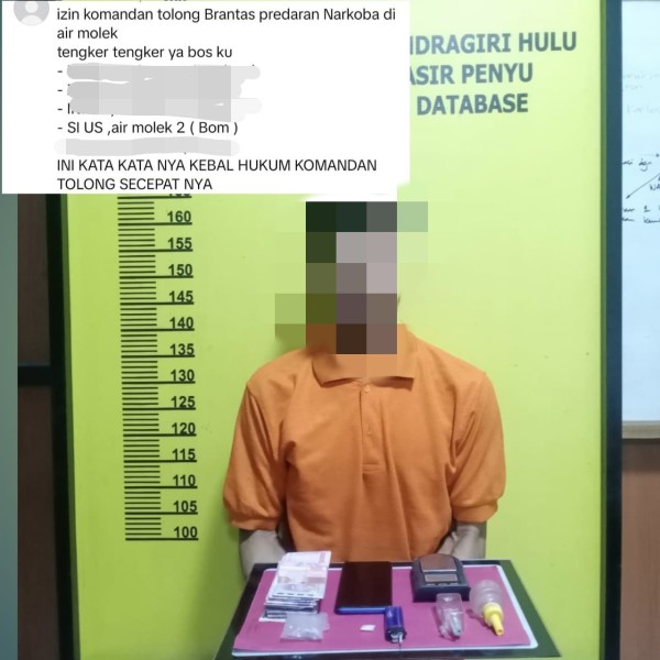 Terima Laporan Warga, Kapolres Inhu Perintahkan Kapolsek Tangkap Pelaku