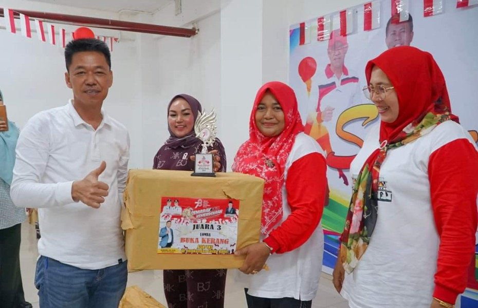 Meriahkan HUT RI ke-78, Setda Pemkab Rohil Gelar Berbagai Lomba Senam, Catur dan Tarik Tambang