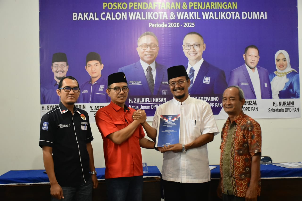 Penjaringan Bacawako Dumai, Uber Ambil Formulir di PAN