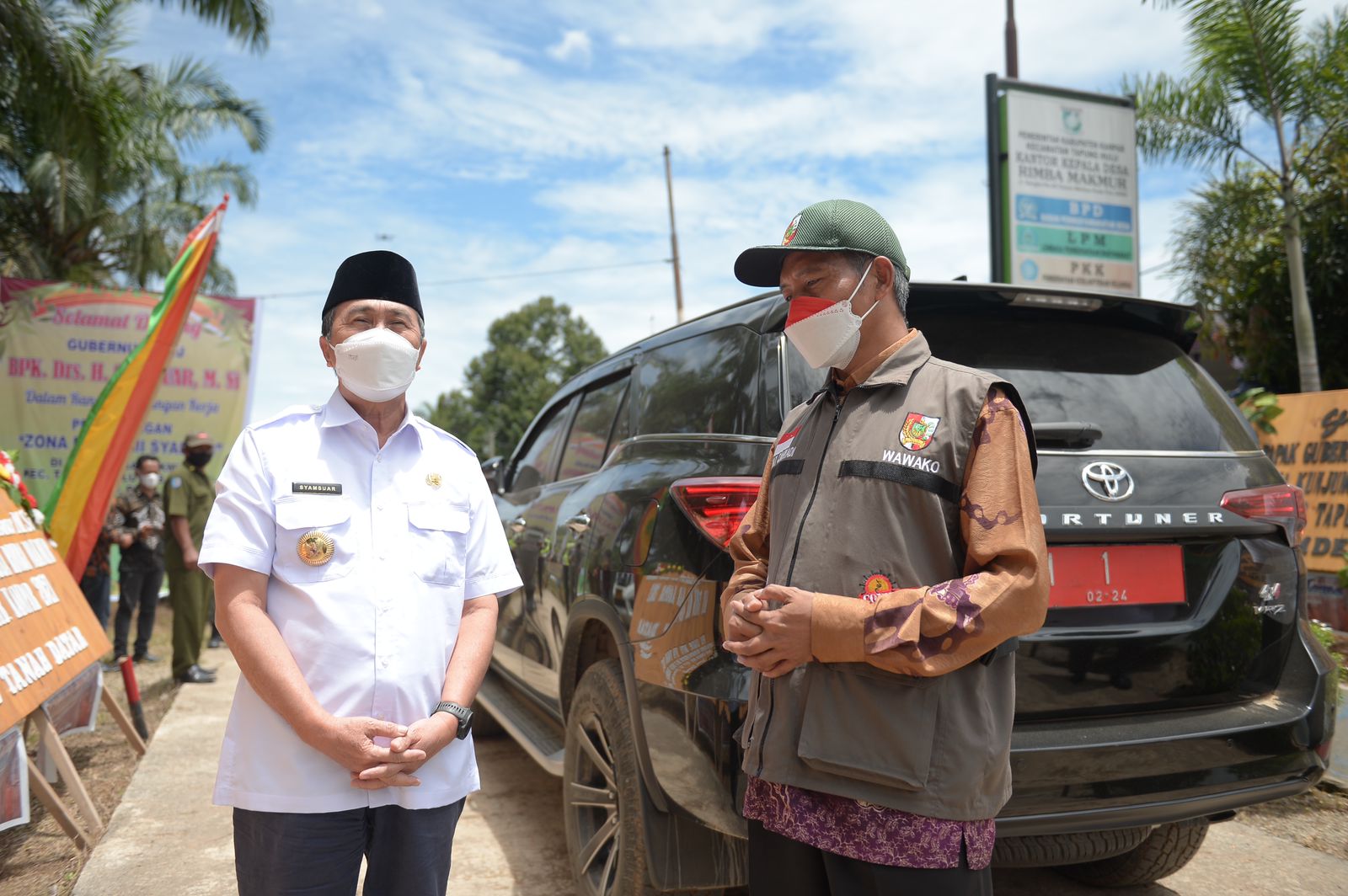 Gubri Bersama Ayat Cahyadi Tinjau Desa Ekonomi Syariah Rimba  Makmur Tapung Hulu