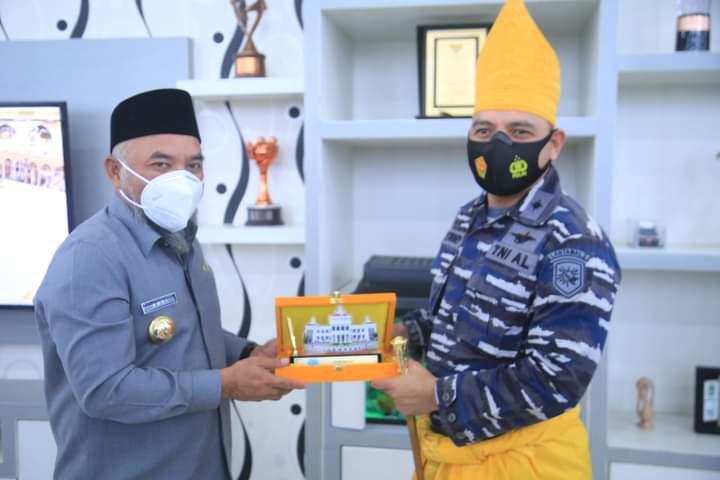 Bupati Labuhanbatu Sambut Baik Kehadiran Komandan Pangkalan TNI-AL Asahan