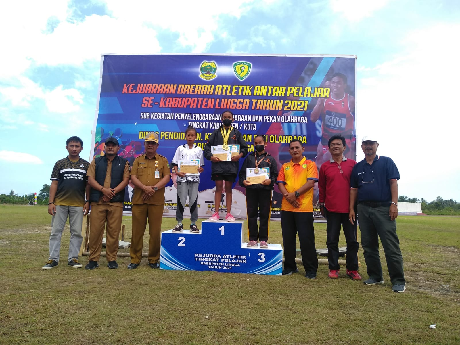 Kejurda Atletik Antar Pelajar se-Lingga Berjalan Lancar