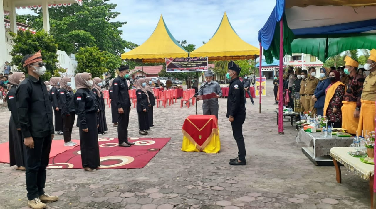 Bupati Rohil Bersama Wakilnya Hadiri Pelantikan BRCN Tanah Putih Tanjung Melawan