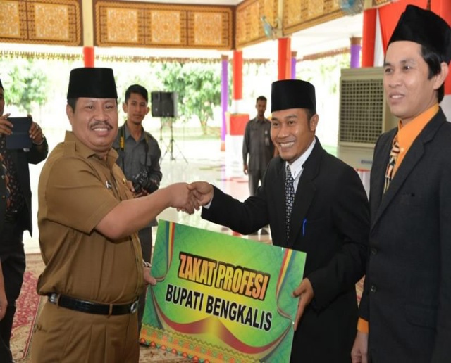 H Ali Ambar Resmi Nakhodai Baznas Bengkalis