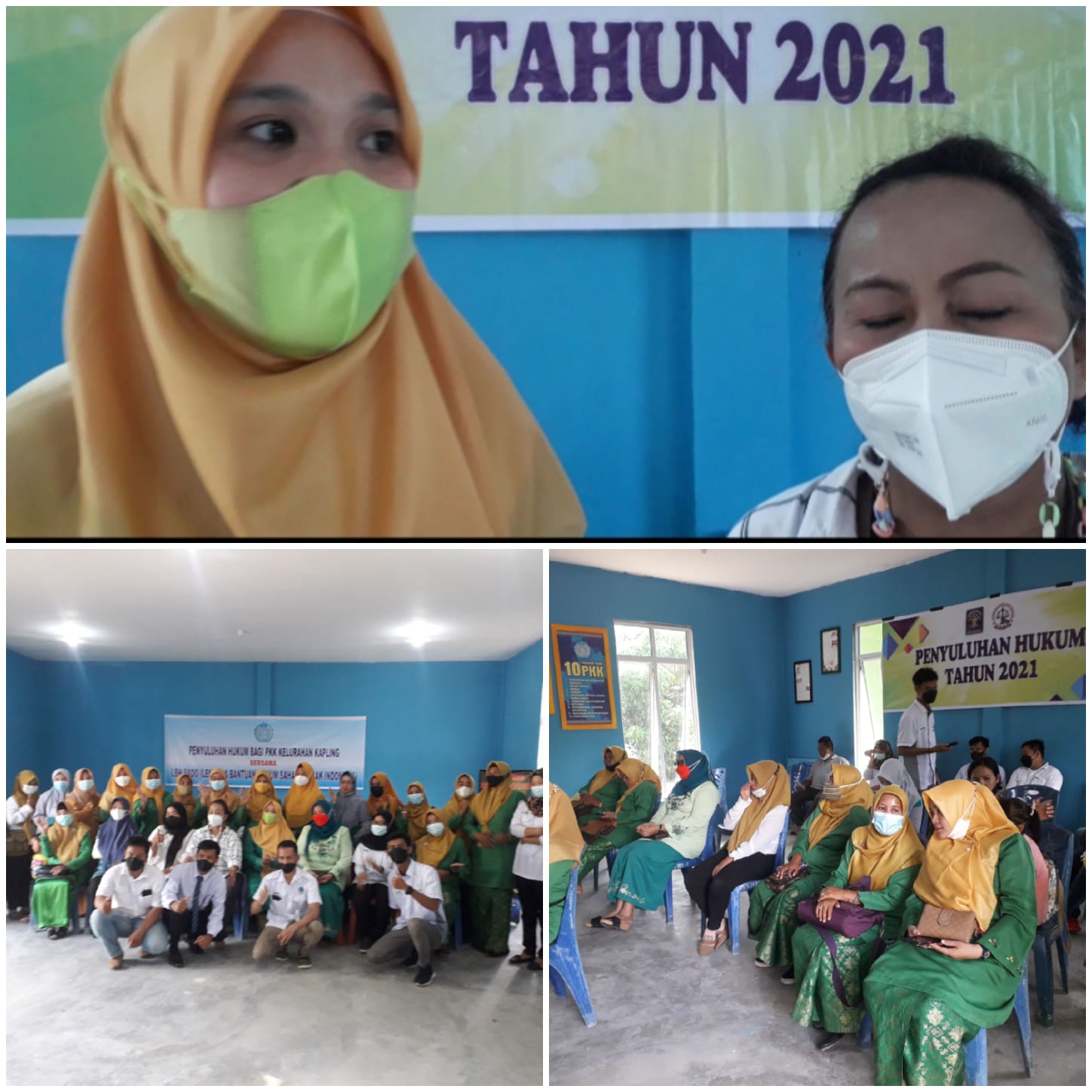 LBH SADO Penyuluhan Hukum Bagi Anggota PKK Kelurahan Kapling, Kecamatan Tebing, Karimun.