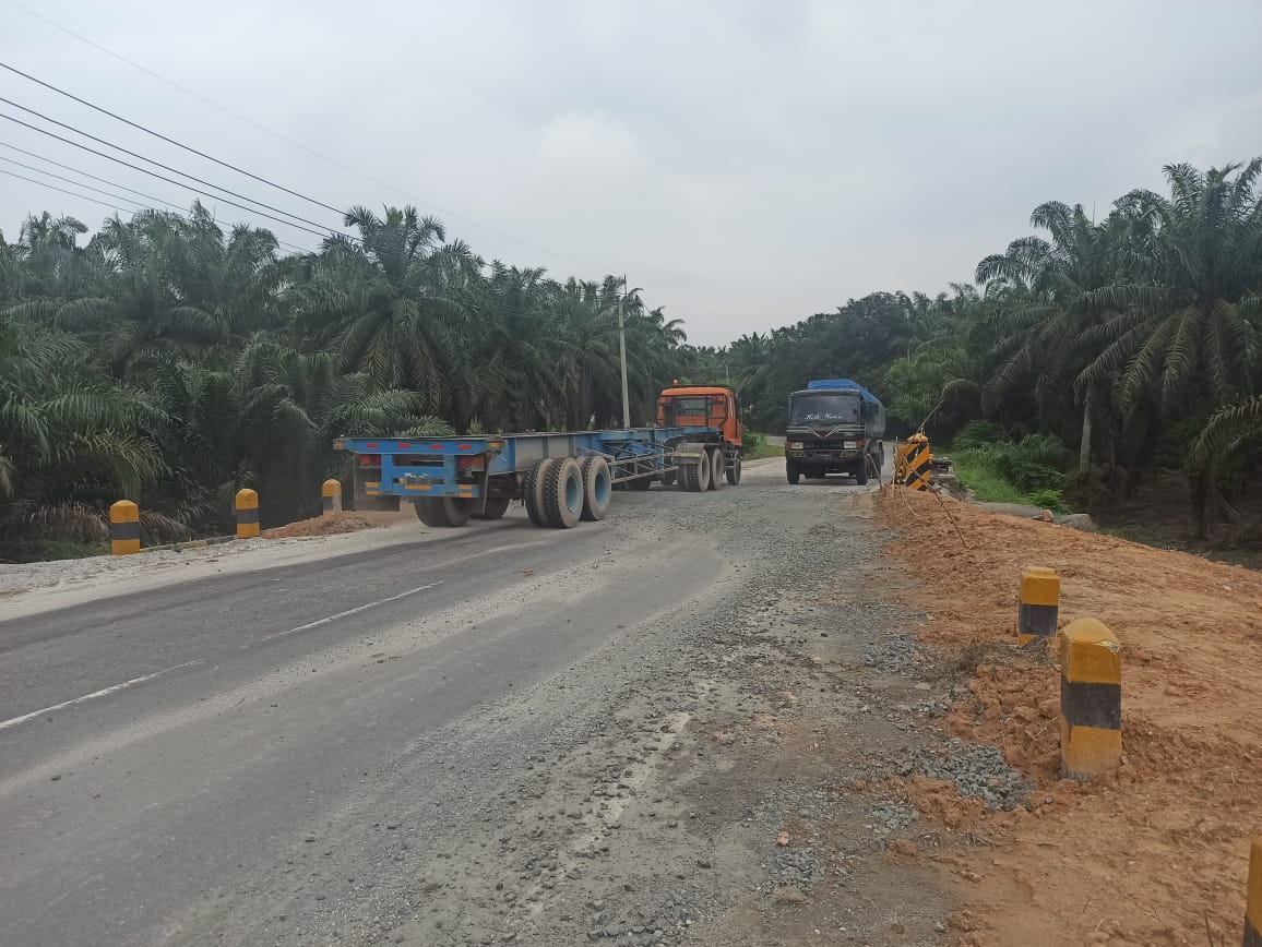 Sempat Ambruk, Jalintim Kini Sudah Bisa Dilalui
