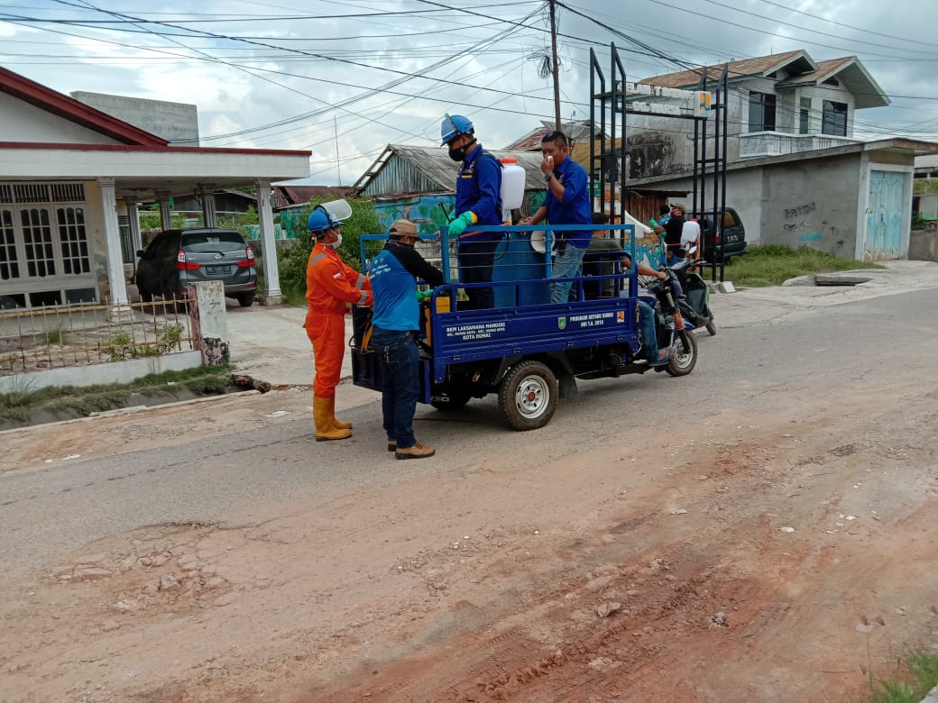 IPDK Bersama Organisasi Kepemudaan dan Masyarakat Lakukan Penyemprotan Disinfektan