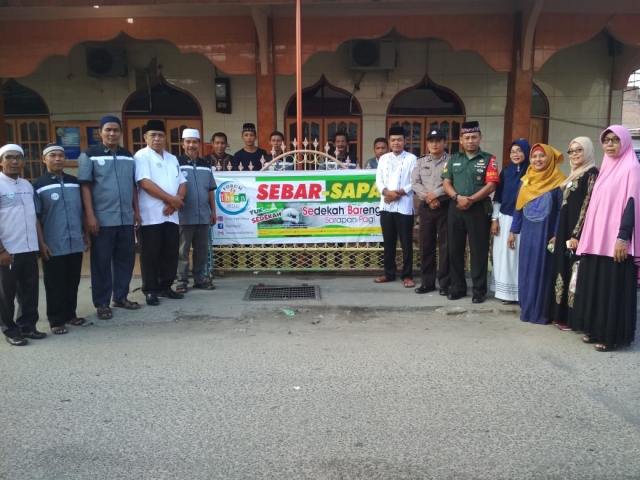 Babinsa Kelurahan Bintan Bersama Forum Ihsan Adakan Sebar-Sapa