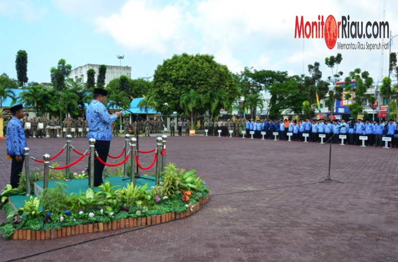 Peringati HUT Satpol PP dan Satlinmas, Bupati Harapkan Adanya Peningkatan Kualitas