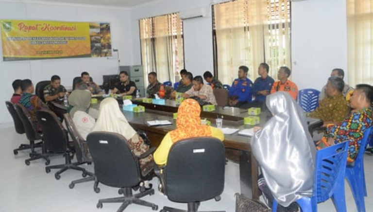 Camat Mandau Gelar Rakor Karhutla