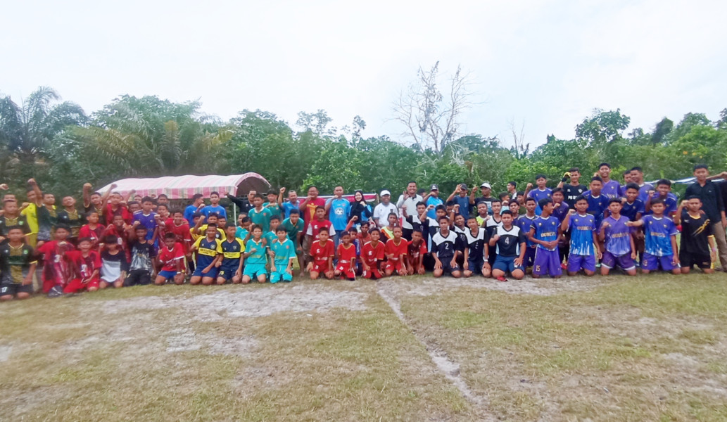 Sanrego Maulana  Buka Liga SSB Kota Dumai U-15 dan U-17