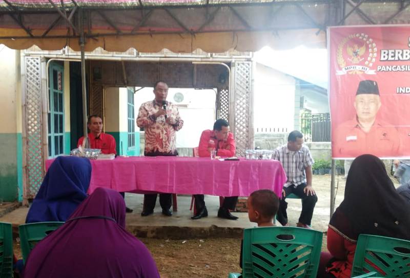 Anggota MPR RI, Ir Effendi Sianipar Sosialisasikan Empat Pilar Kebangsaan di Dumai