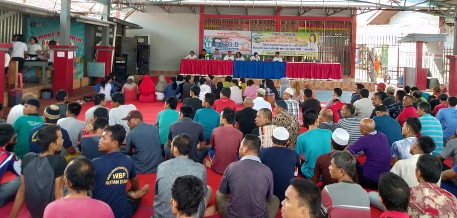 BKGD Gelar Pengobatan Gratis di Rutan IIB Dumai