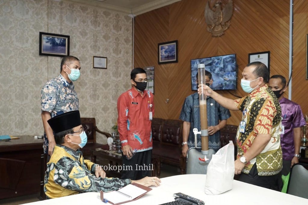 Pemkab Inhil Jalin Kerjasama dengan RSTP Terapkan Inovasi Teknologi Air Gambut